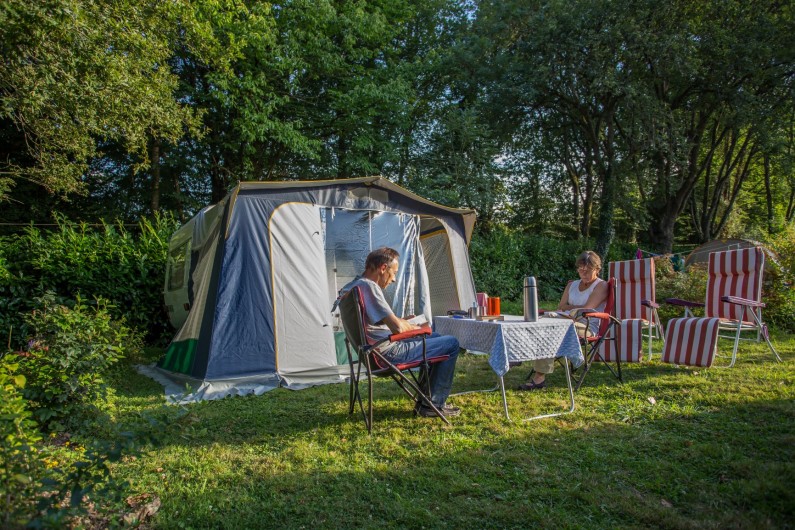 Location de vacances - Camping à Rochefort-en-Terre - Emplacement