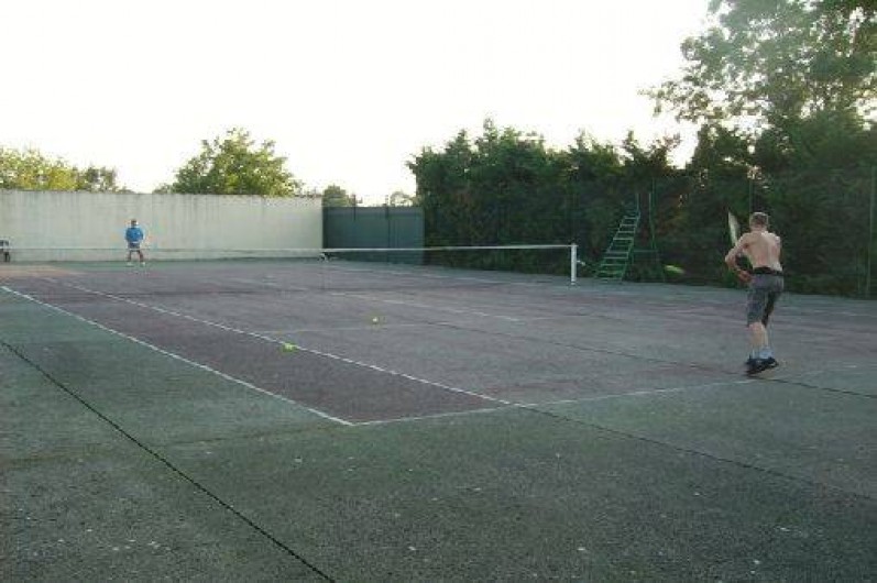Location de vacances - Chalet à Montricoux - cours de tennis privé