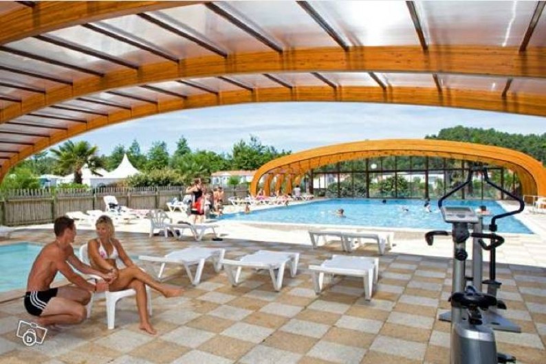 Location de vacances - Chalet à Lit-et-Mixe - piscine chauffée couverte