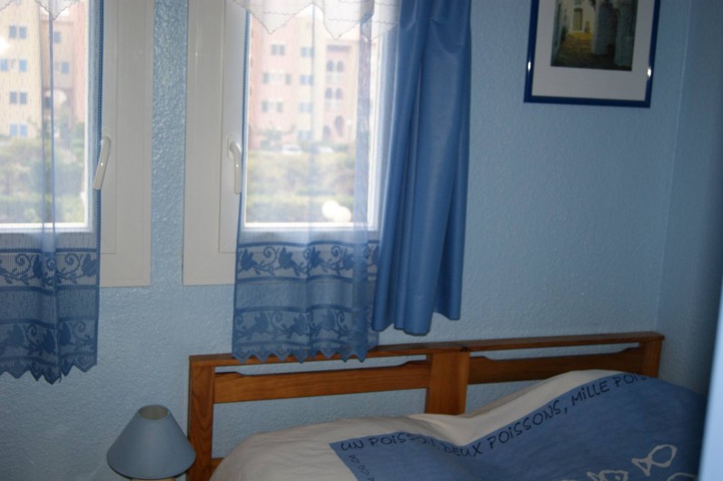Location de vacances - Appartement à Le Barcarès - vue chambre 1
