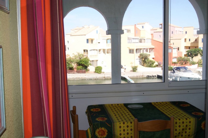 Location de vacances - Appartement à Le Barcarès - vue balcon