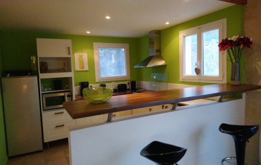 Location de vacances - Gîte à Bourg sur Gironde - cuisine ouverte à l'américaine
