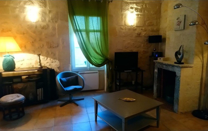 Location de vacances - Gîte à Bourg sur Gironde - Vue du coin salon