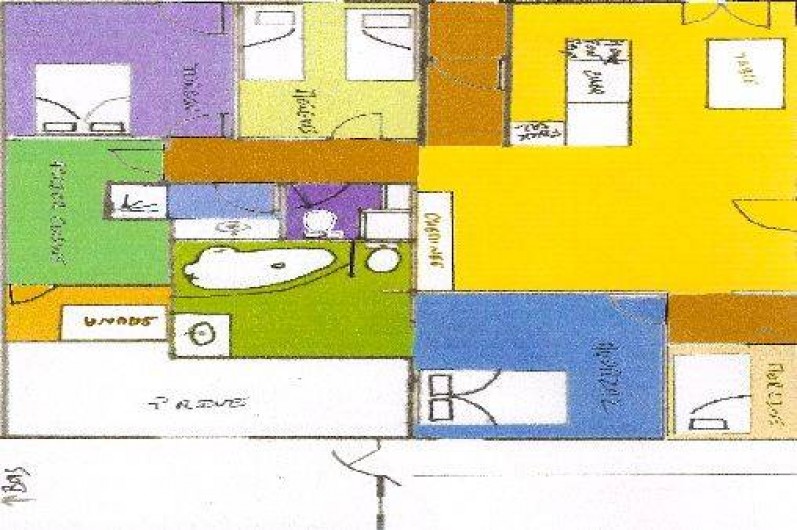Location de vacances - Chalet à Châtel - PLAN