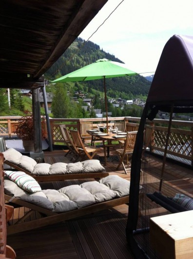 Location de vacances - Chalet à Châtel - TERRASSE
