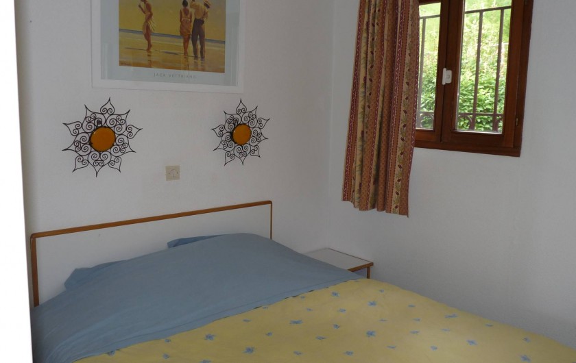Location de vacances - Appartement à Cannes - La chambre principale 160X200.