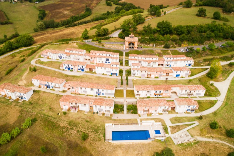 Location de vacances - Maison - Villa à Carla-Bayle - Résidence vue du ciel