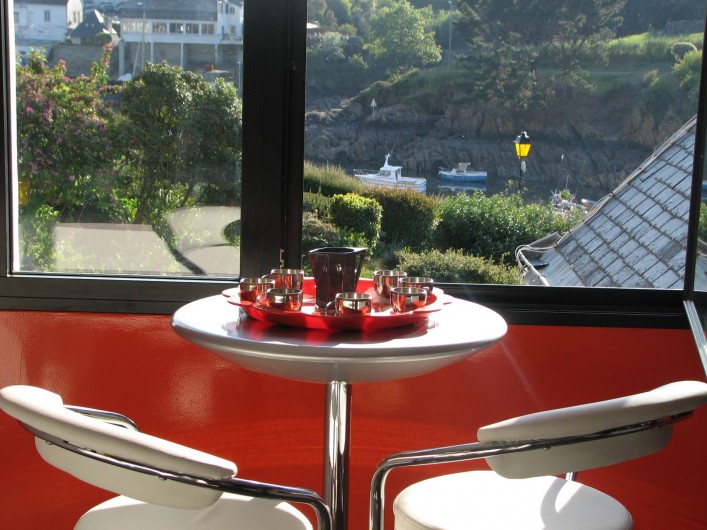 Location de vacances - Appartement à Clohars-Carnoët - le coin cuisine