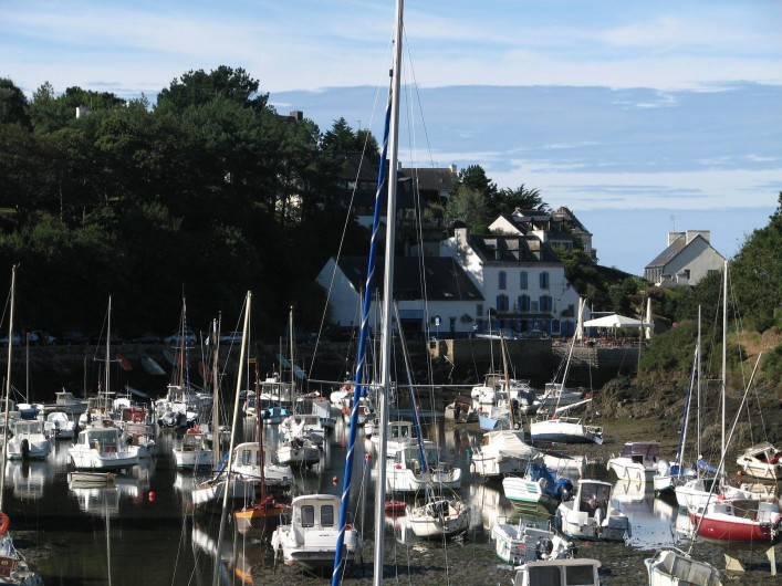 Location de vacances - Appartement à Clohars-Carnoët - le batiment... marée basse