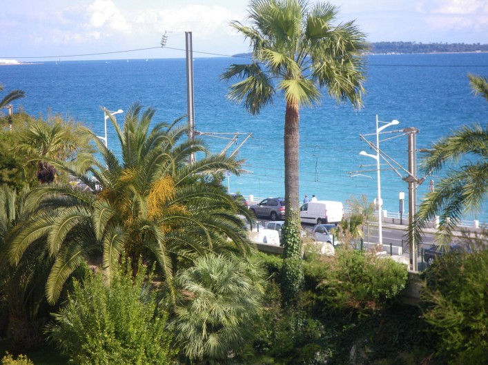 Location de vacances - Appartement à Cannes la Bocca - la vue de la terrasse