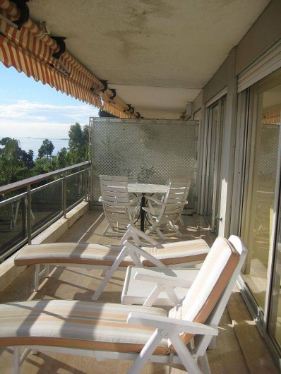 Location de vacances - Appartement à Vallauris - terrasse