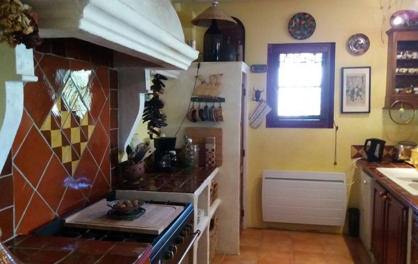 Location de vacances - Maison - Villa à Cheval-Blanc - cuisine ouverte toute équipée