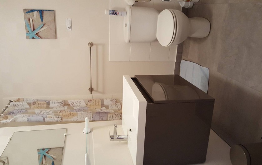 Location de vacances - Appartement à Cancale - salle d'eau