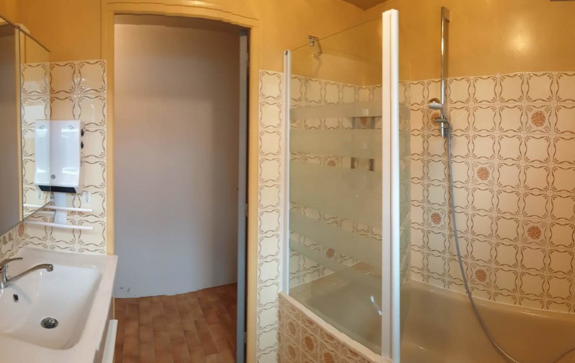 Location de vacances - Gîte à Dienville - Gîte au Village - Salle de bain rdc