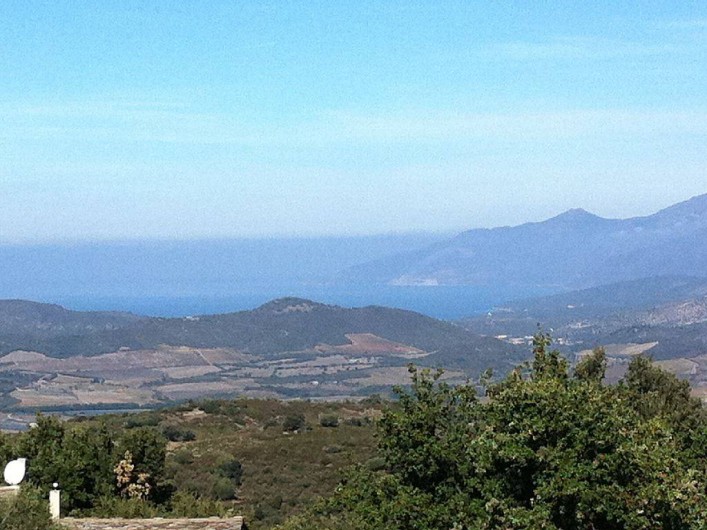 Location de vacances - Maison - Villa à Rapale - Vue en montant au-dessus de la maison