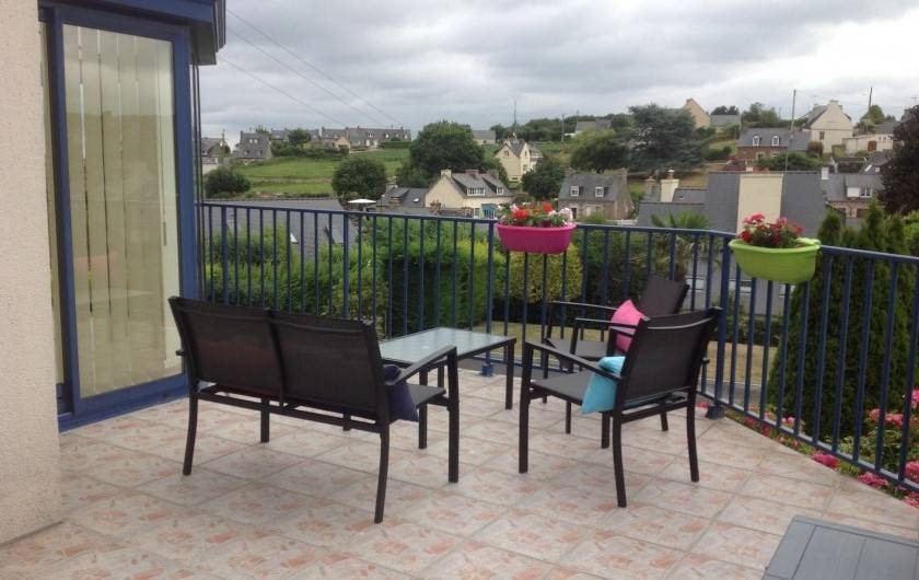 Location de vacances - Maison - Villa à Loguivy - Salon sur terrasse