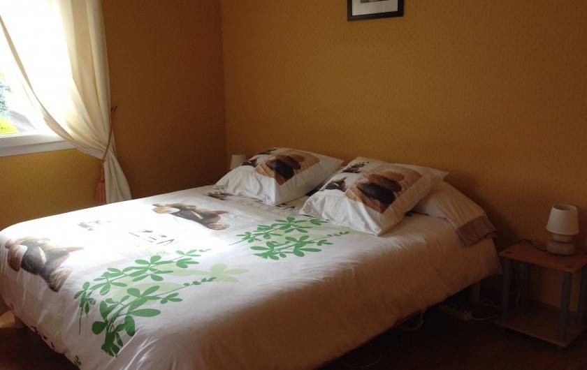 Location de vacances - Maison - Villa à Loguivy - Lit 160x200  Chambre 2  1 er étage