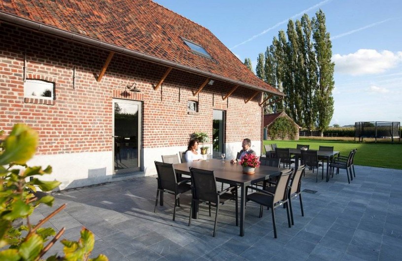 Location de vacances - Chambre d'hôtes à Zwevegem - Terasse
