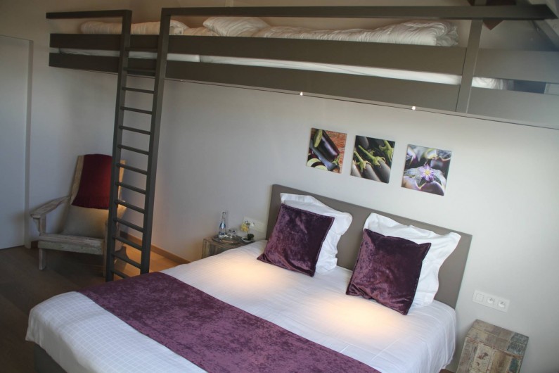 Location de vacances - Chambre d'hôtes à Zwevegem - Chambre Aubergine