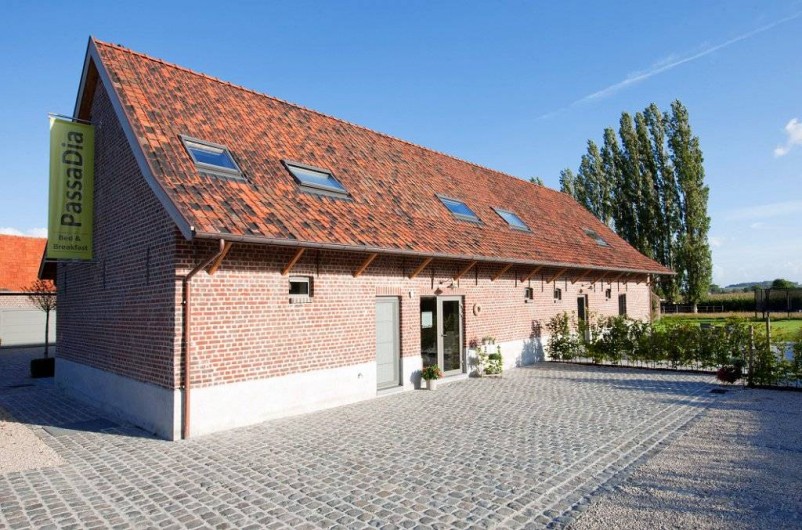 Location de vacances - Chambre d'hôtes à Zwevegem - Entré, parking