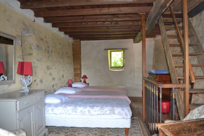 Location de vacances - Gîte à La Baconnière - Chambre 1er étage (dortoir 3 lits simple)