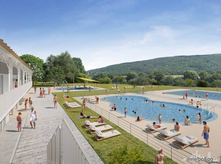 Location de vacances - Bungalow - Mobilhome à Chalezeule - Projet de rénovation de la piscine, ouverture fin prévue juin 2019