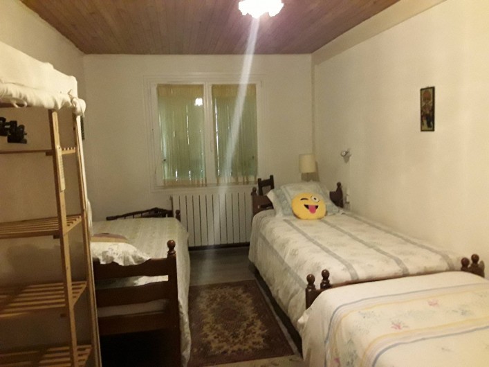 Location de vacances - Gîte à Salvagnac - chambre à 3 lits simples