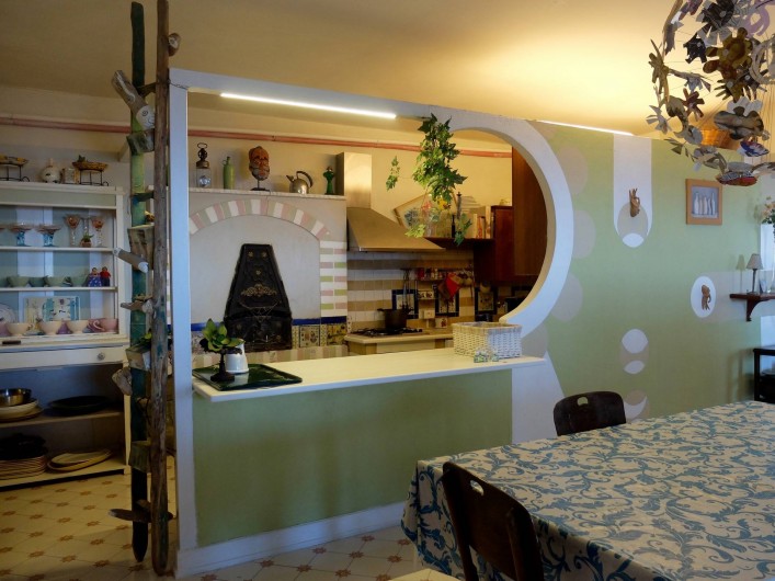 Location de vacances - Villa à Massa Lubrense - Salle a manger