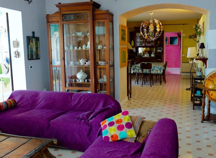 Location de vacances - Villa à Massa Lubrense - Salon TV