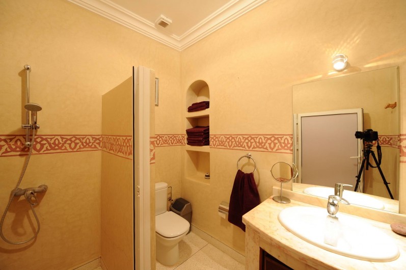 Location de vacances - Villa à Mirleft - La salle de douche.