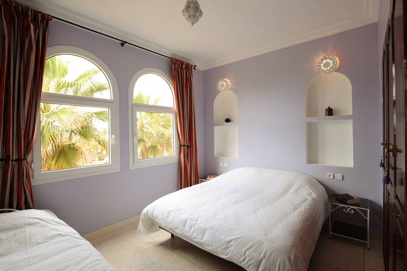 Location de vacances - Villa à Mirleft - La chambre 3 personnes.