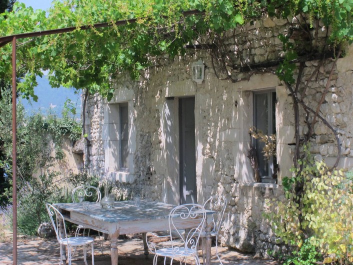 Location de vacances - Villa à Marsanne - Côté terrasse