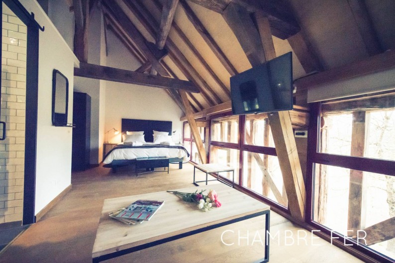 Location de vacances - Chambre d'hôtes à Sainte-Maure - Chambre Fer