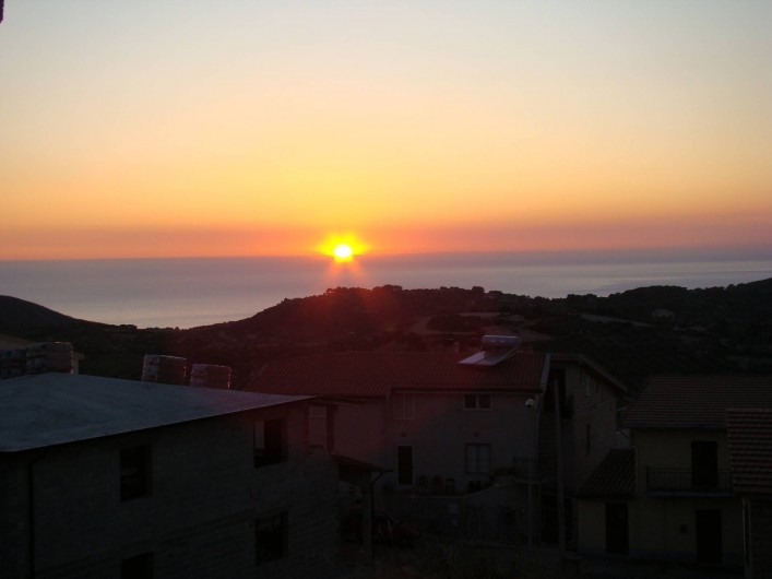 Location de vacances - Maison - Villa à Tresnuraghes - Notre coucher de soleil