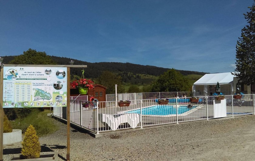 Location de vacances - Camping à Langogne - Entrée du camping