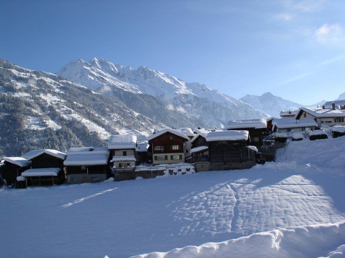 Location de vacances - Chalet à Bruson - Village de BRUSON EN HIVER