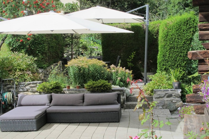 Location de vacances - Chalet à Bruson - Salon d'été