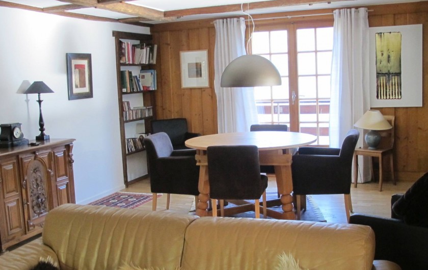 Location de vacances - Chalet à Bruson - coin repas