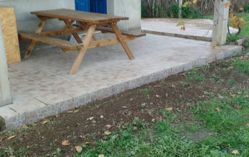 Location de vacances - Chalet à Guspini - La terrasse