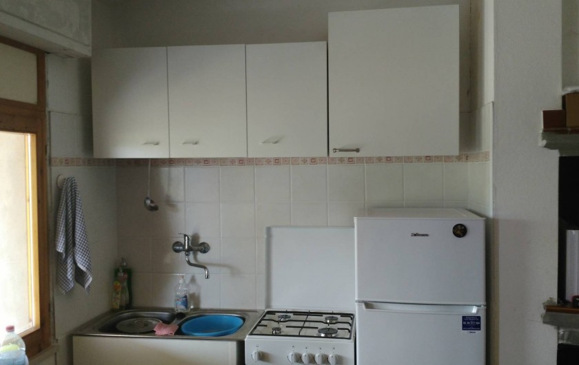 Location de vacances - Chalet à Guspini - L'espace cuisine du cabanon