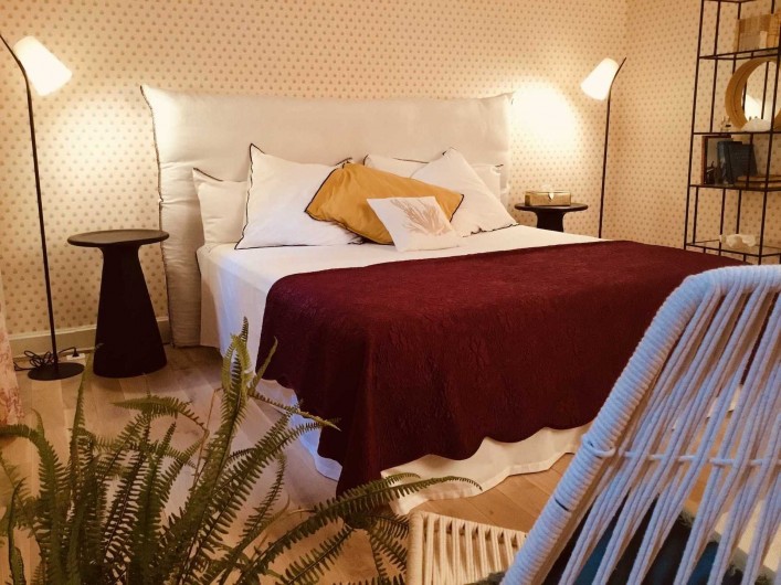Location de vacances - Chambre d'hôtes à Saint-Paul-d'Espis - Suite Jardin Secret - 2eme Chambre - 1 lit double ou 2 lits simples