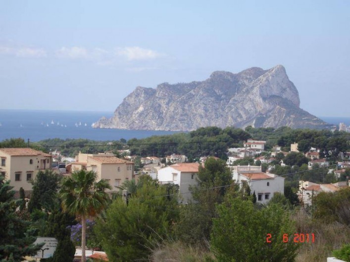 Location de vacances - Villa à Benissa - vue de la terrasse