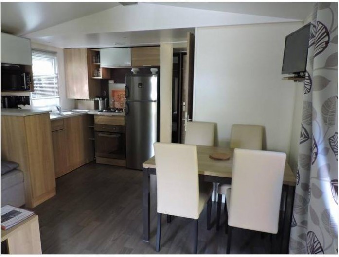 Location de vacances - Bungalow - Mobilhome à Vias - La pièce à vivre