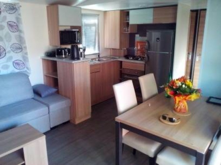 Location de vacances - Bungalow - Mobilhome à Vias - La pièce à vivre