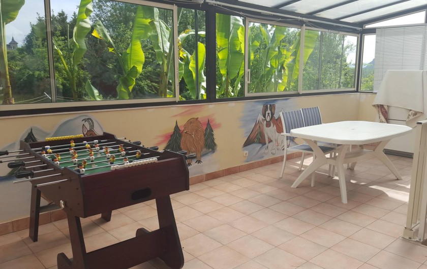 Location de vacances - Chalet à Serrières-en-Chautagne - entrée principale par la vérandas