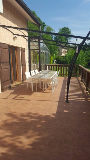 Location de vacances - Chalet à Serrières-en-Chautagne - terrasse