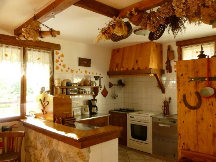 Location de vacances - Gîte à Saint-Agnan-en-Vercors - cuisine