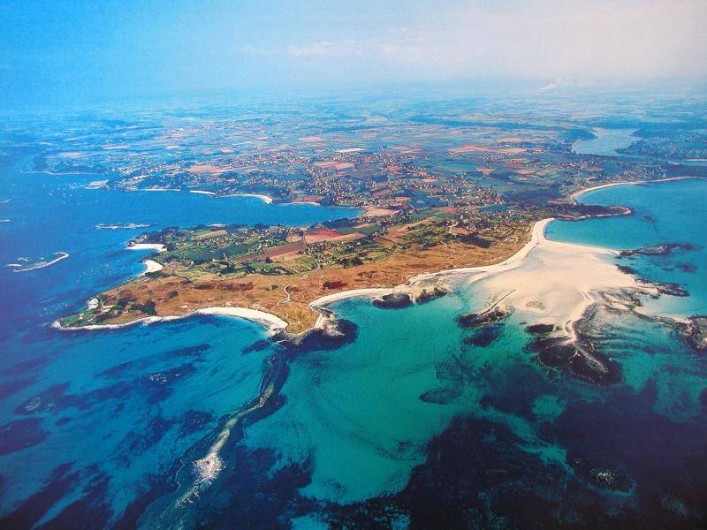 Location de vacances - Maison - Villa à Landéda - Landéda vu du ciel