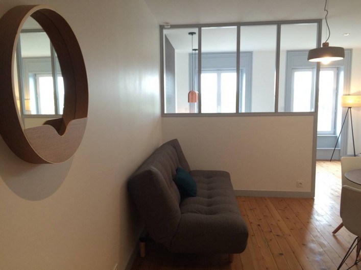 Location de vacances - Appartement à Saint-Pair-sur-Mer - Canapé convertible