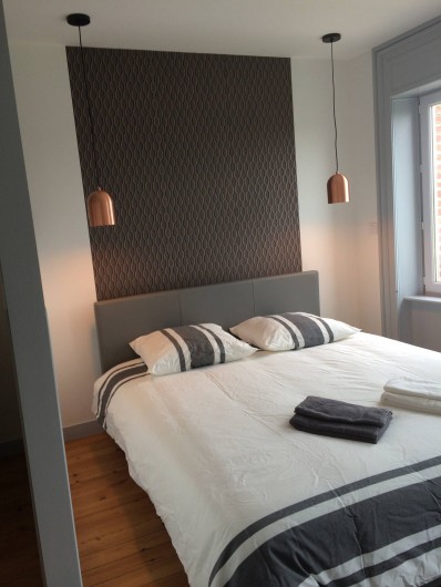 Location de vacances - Appartement à Saint-Pair-sur-Mer - Chambre lit King-size